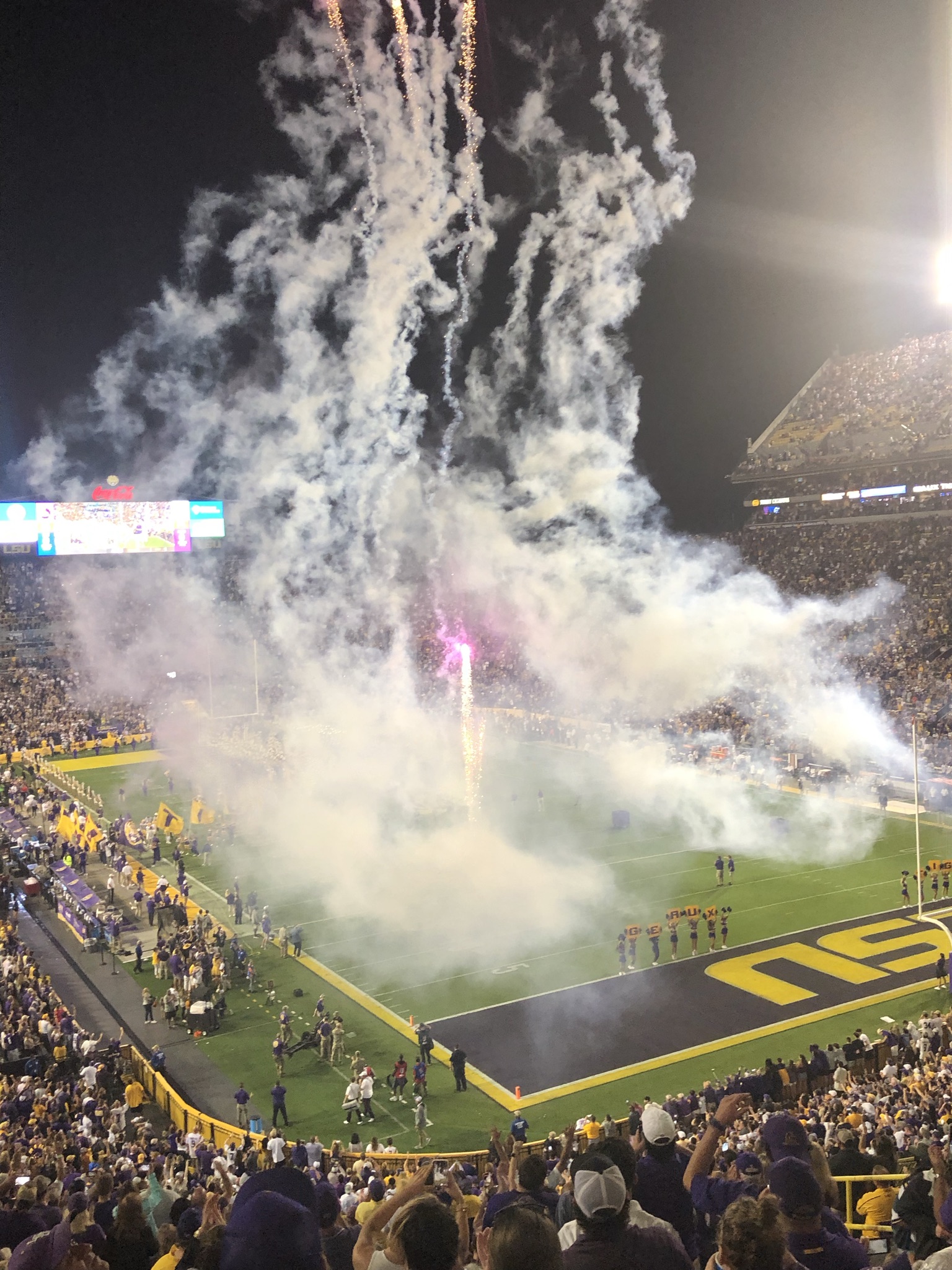 Tiger Stadium night game